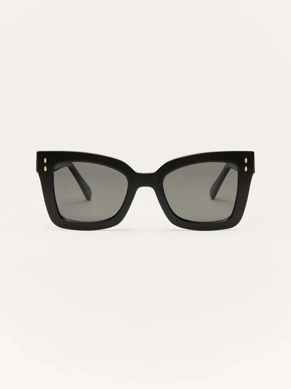 Z Supply Polarized Confidential Sunglasses- Polished Black
